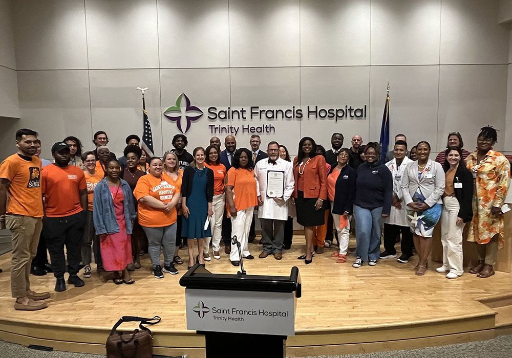 Saint Francis Hospital recognizes Gun Violence Awareness Day