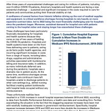 The Financial Stability of America’s Hospitals and Health Systems Is at Risk as the Costs of Caring Continue to Rise